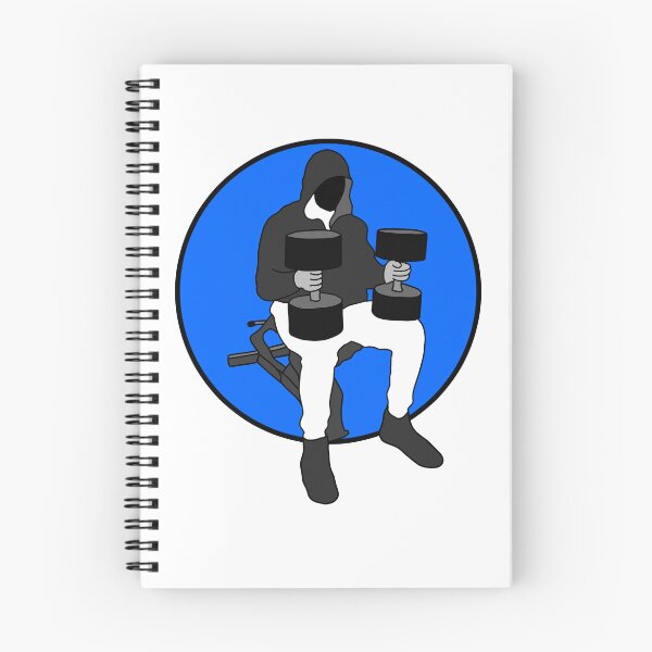 Item preview, cbum dumbell press blue designed and sold by designsbyted.