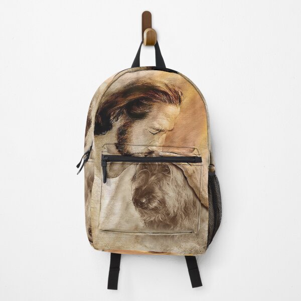 Item preview, Jesus with lovely Irish Wolfhound - for Irish Wolfhound lover designed and sold by koenhfu06.