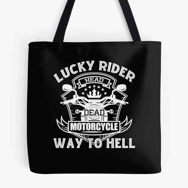 Item preview, Lucky Rider Head Dead Motorcycle Way To Hell designed and sold by UnknownArtistt.