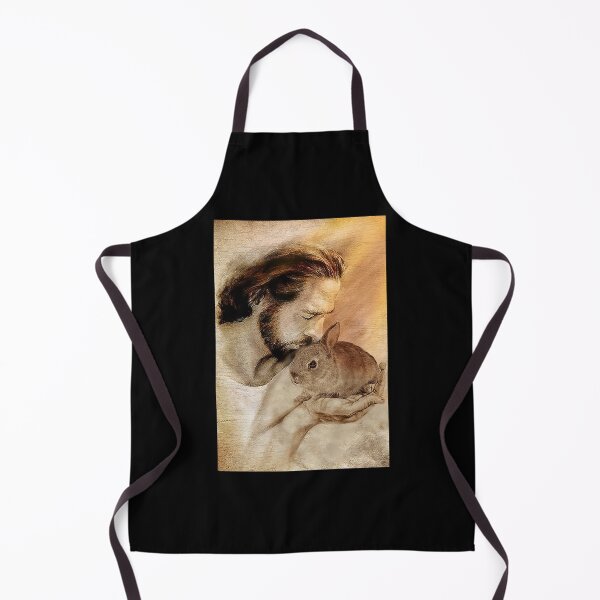Item preview, Jesus with lovely Rabbit - for Rabbit lover designed and sold by toniobnd51.