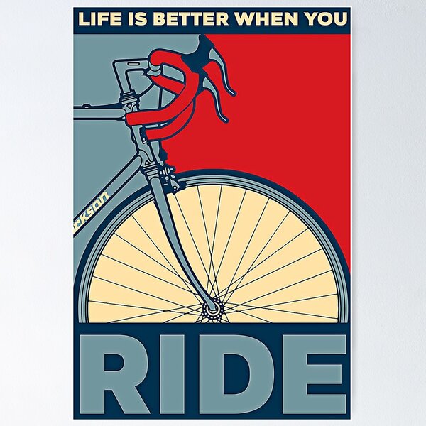 Item preview, Life Is Better Cycling bicycle lover designed and sold by reenea84.