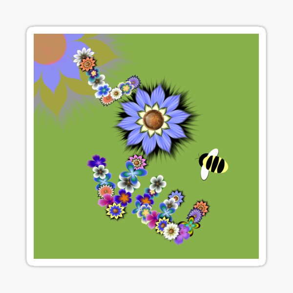 Item preview, (Falling In) Love Sunny Bee designed and sold by -Fractalicious-.