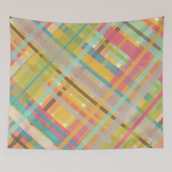 Item preview, Multi Color Irregular Plaid designed and sold by Rainbows Galore.