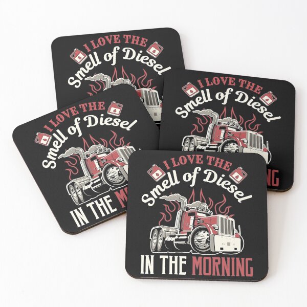Item preview, I Love The Smell Of Diesel In The Morning Trucker Gift T-Shirt, Big 18 Wheeler Truck, Driving, Drive designed and sold by MahachokShopp.