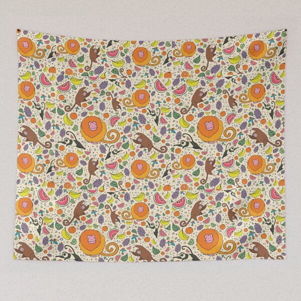 Item preview, Monkeys and Fruit designed and sold by Nemki.