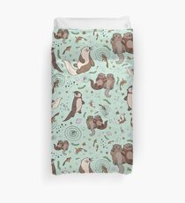 Sea Otters Duvet Cover