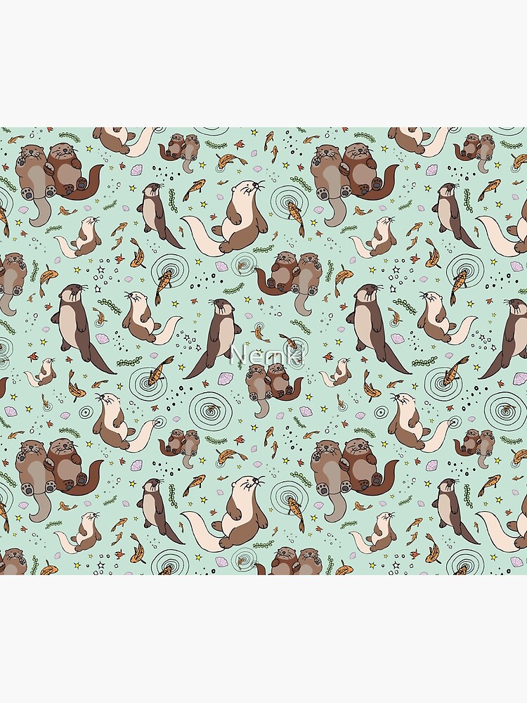 Sea Otters by Nemki