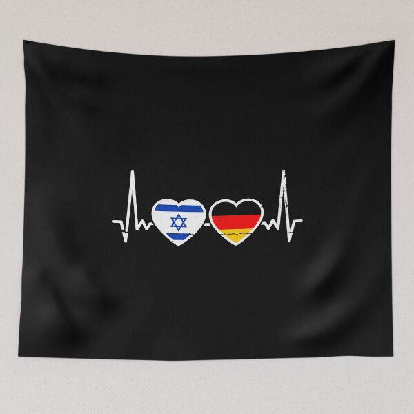 Item preview, Israel Germany Flag Israeli German designed and sold by max-it-out.