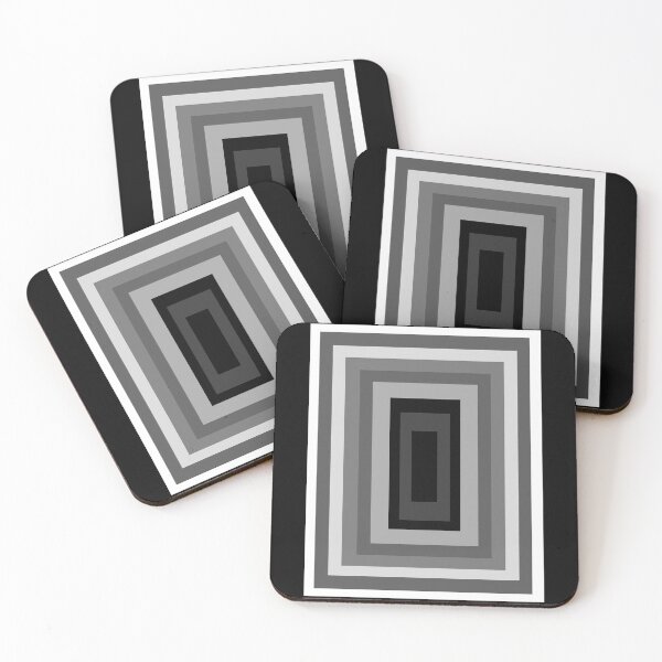 Item preview, Rectangles Concentric Pattern Abstract designed and sold by SnarkyTeesMugs.
