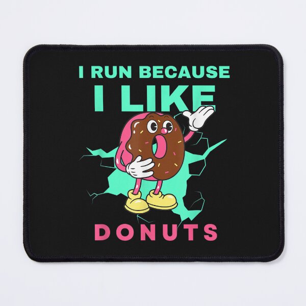 Item preview, Donuts_ Run for your life! Running because I like donuts T-Shirt designed and sold by Azim-Stefan.
