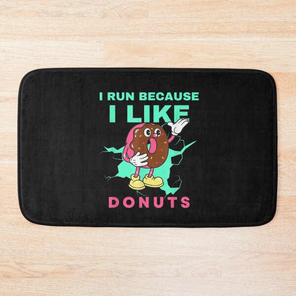 Item preview, Donuts_ Run for your life! Running because I like donuts T-Shirt designed and sold by Azim-Stefan.