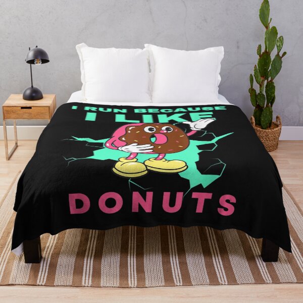 Item preview, Donuts_ Run for your life! Running because I like donuts T-Shirt designed and sold by Azim-Stefan.