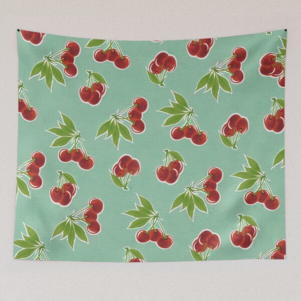 Item preview, Cherries on Green designed and sold by Rainbows Galore.