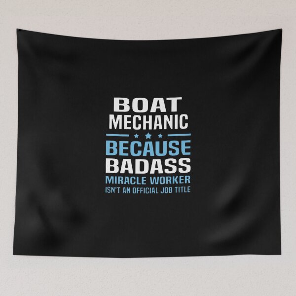 Item preview, Boat Mechanic Badass designed and sold by aryagiri.