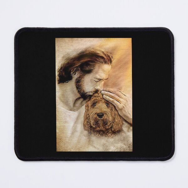Item preview, Jesus with lovely Labradoodle - for Labradoodle lover  designed and sold by koenhfu06.