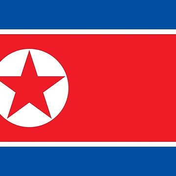Aperçu de l'œuvre Drapeau de la Corée du Nord de Shorlick