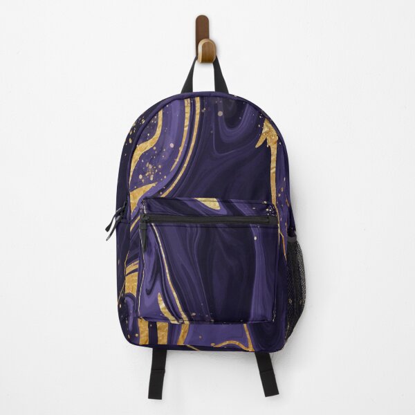 Item preview, Realistic Liquid Purple Marble With Gold designed and sold by Uday24.