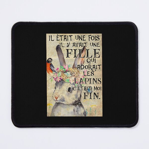 Item preview, Les lapins c'etait moi fin rabbit lover designed and sold by cevyl49.