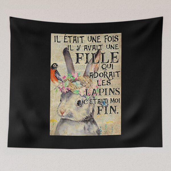 Item preview, Les lapins c'etait moi fin rabbit lover designed and sold by cevyl49.