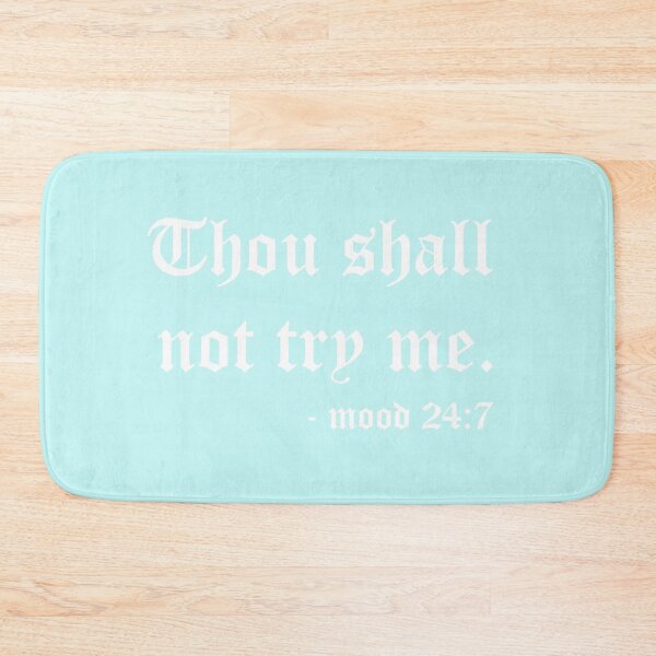 Item preview, Thou shall not try me designed and sold by snowshade.