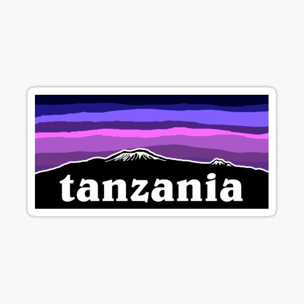 Tanzania Sunset Sticker