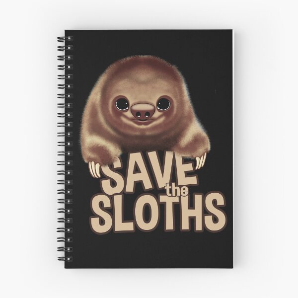 Item preview, SAVE THE SLOTHS designed and sold by wiboandbear.