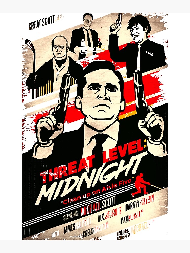 Threat Level Midnight Movie poster wall art - Emilyshirt American