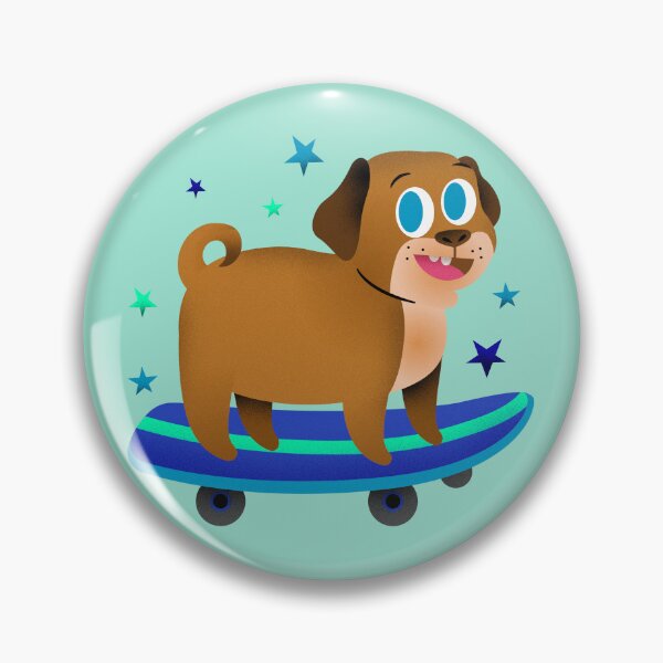 Item preview, Chubby Puppy the Skaterboy designed and sold by cutieotter.