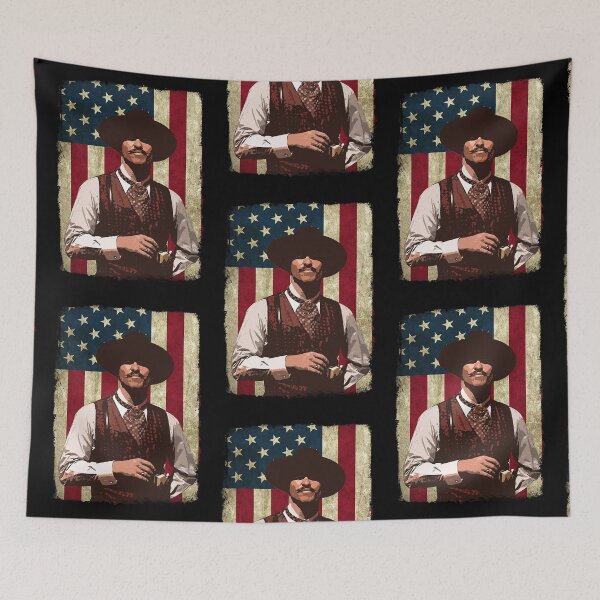 Item preview, Doc Holliday American Flag designed and sold by Tanya Nienow.