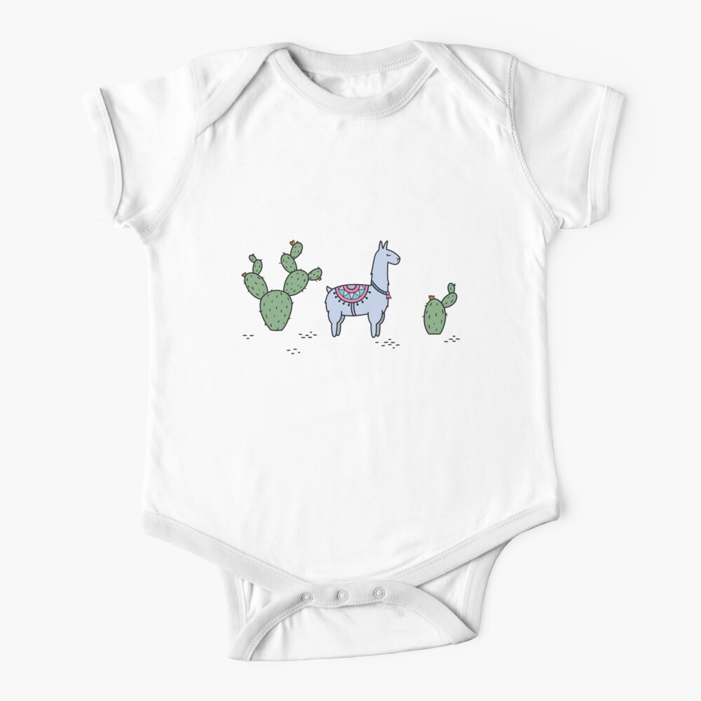 Cacti Llamas Baby One-Piece