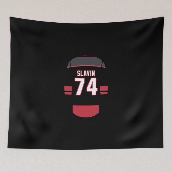 Item preview, Jaccob Slavin Alternate Jersey Sticker designed and sold by janlzmaude.