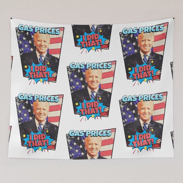 Aperçu de l'œuvre Les prix du gaz Joe Biden créée et vendue par Tanya Nienow.
