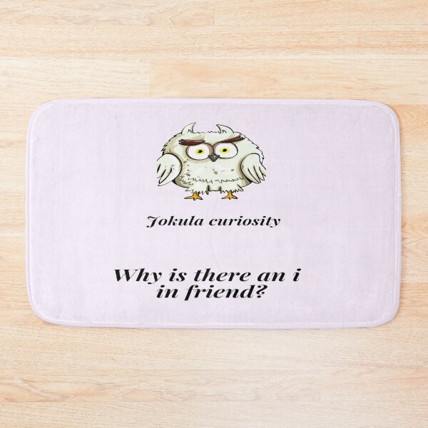 Item preview,  "Jokula curiosity 4 friend"  black designed and sold by skoumpourdides.