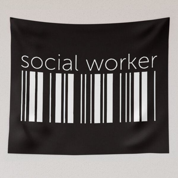 Item preview, Social Worker Bar Code  designed and sold by SonyaLyons.