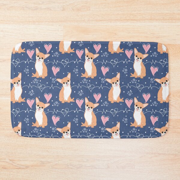 Item preview, LOVE Red White Chihuahua 3 designed and sold by Lulupainting.