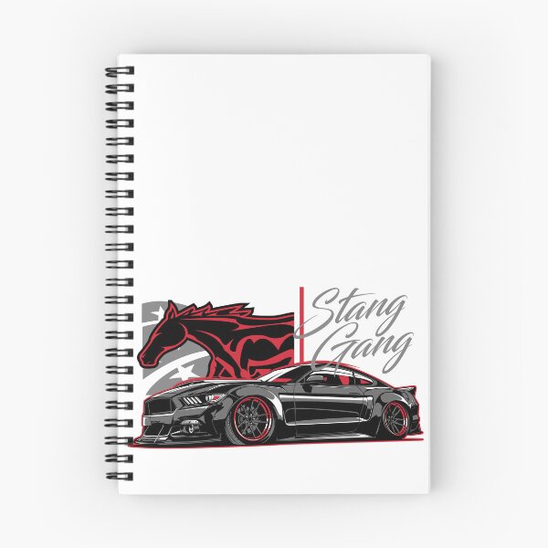 Item preview, Black Stang Gang Sporty Racing Car Red Horse designed and sold by halleinstyle.