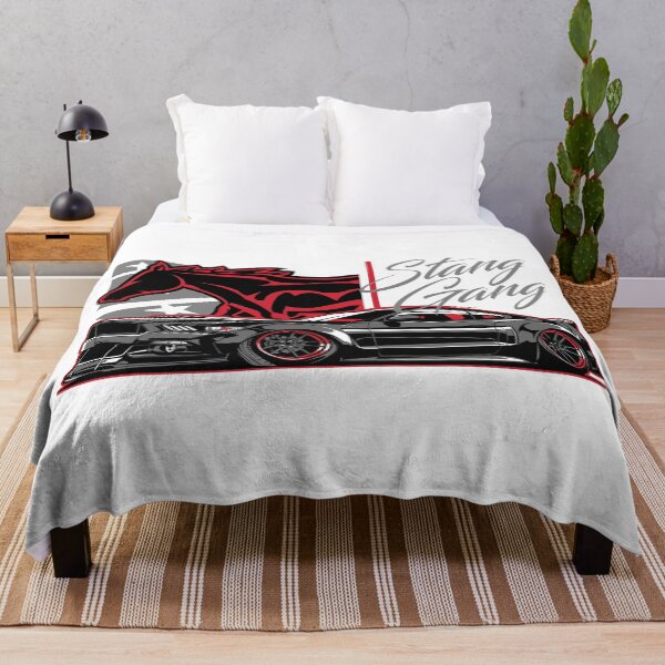 Item preview, Black Stang Gang Sporty Racing Car Red Horse designed and sold by halleinstyle.
