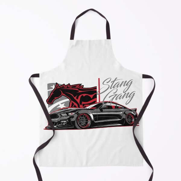 Item preview, Black Stang Gang Sporty Racing Car Red Horse designed and sold by halleinstyle.