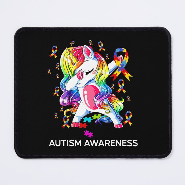 Item preview, Dabbing Unicorn Ribbon Puzzle Autism Awareness Boy Girls designed and sold by HaaChris-Artis.