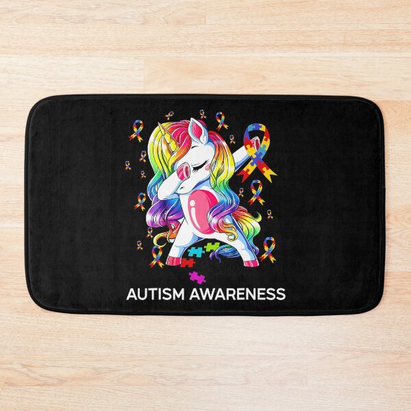 Item preview, Dabbing Unicorn Ribbon Puzzle Autism Awareness Boy Girls designed and sold by HaaChris-Artis.