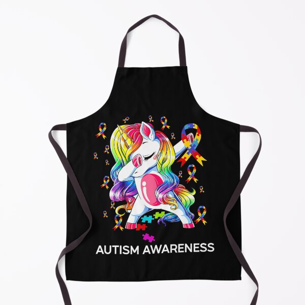 Item preview, Dabbing Unicorn Ribbon Puzzle Autism Awareness Boy Girls designed and sold by HaaChris-Artis.