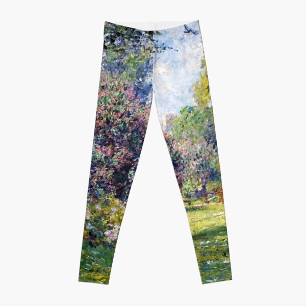 Parc Monceau by Claude Monet Leggings