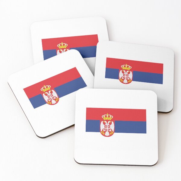 Item preview, Serbia flag designed and sold by Dead-Poule.