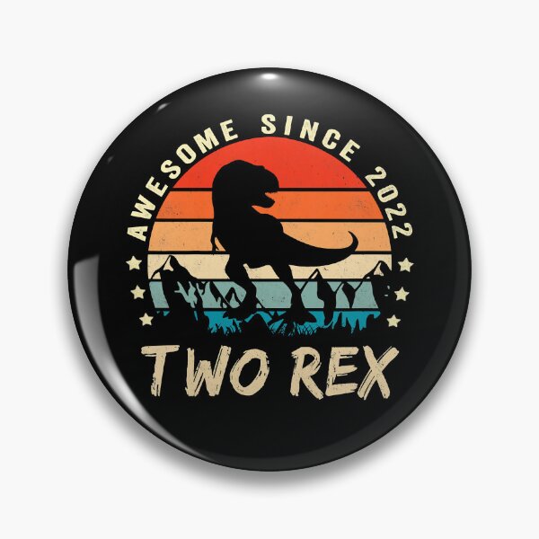 Item preview, Two Rex 2nd Birthday Gift Second Dinosaur 2 Year Old designed and sold by MalloWilli.
