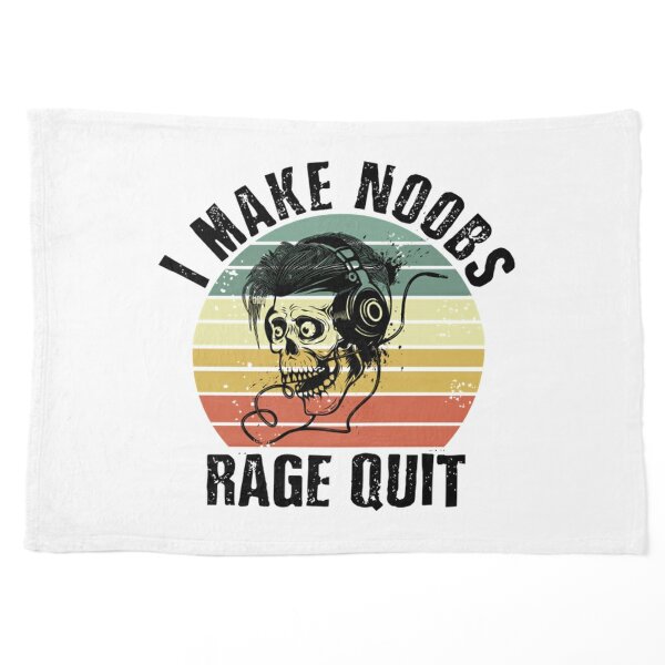 I Make Noobs Rage Quit Sticker for Sale by DynieKid