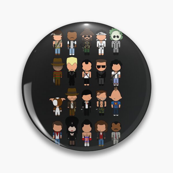 Item preview, 1980s Classic Movie Icons - "Vector-Eds" designed and sold by nommayupeon1cg.