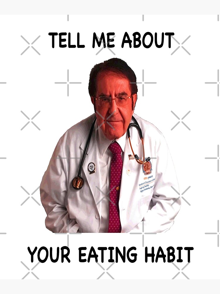 Dr Nowzaradan Tell Me About Your Eating Habit Greeting Card for