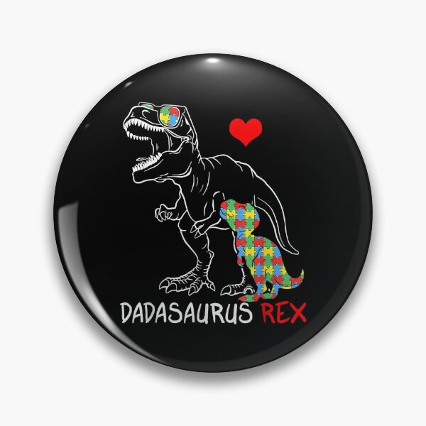 Item preview, Dadasaurus Daddy Rex Autism Awareness Proud Dad designed and sold by HaaChris-Artis.