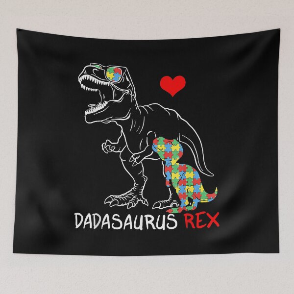 Item preview, Dadasaurus Daddy Rex Autism Awareness Proud Dad designed and sold by HaaChris-Artis.