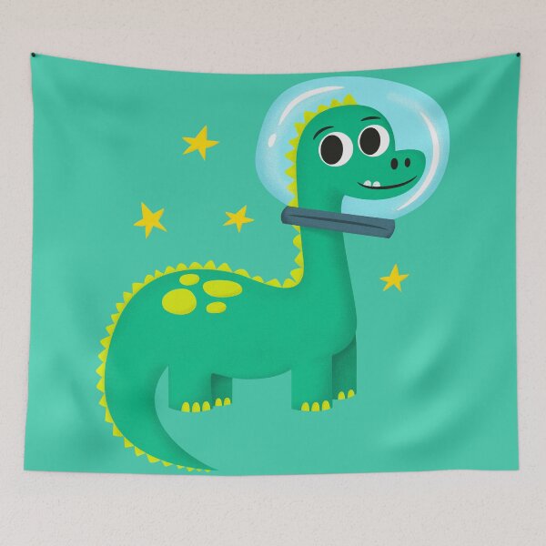 Item preview, Dino the Astronaut designed and sold by cutieotter.
